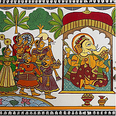 Phad Painting - Ganesh Chaturthi