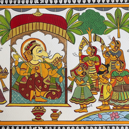 shop Phad Painting - Ganesh Chaturthi