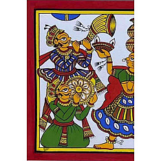 Phad Painting - Enjoying Dance & Music