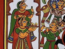 Phad Painting With Natural Colors