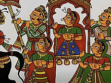 Phad Painting - Horse Ride