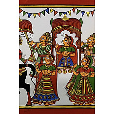 Phad Painting - Horse Ride