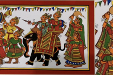 Phad Painting - Elephant Ride