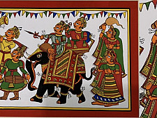 Phad Painting - Elephant Ride