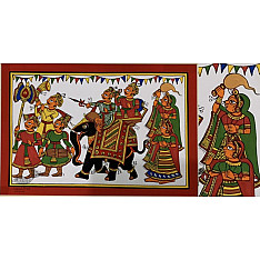 Phad Painting - Elephant Ride