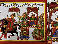 Phad Painting - Horse Ride