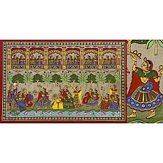 Phad Painting - Kind & Queen