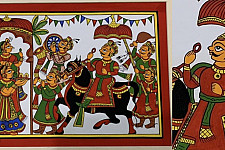 Phad Painting With Natural Colors