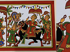 Phad Painting With Natural Colors