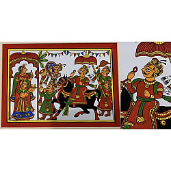 Phad Painting With Natural Colors