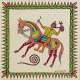 shop Tribal Art Painting - Horse Riders