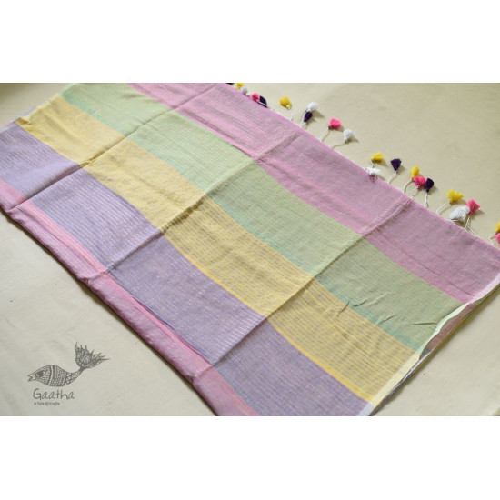 shop handloom cotton saree Multi Colour