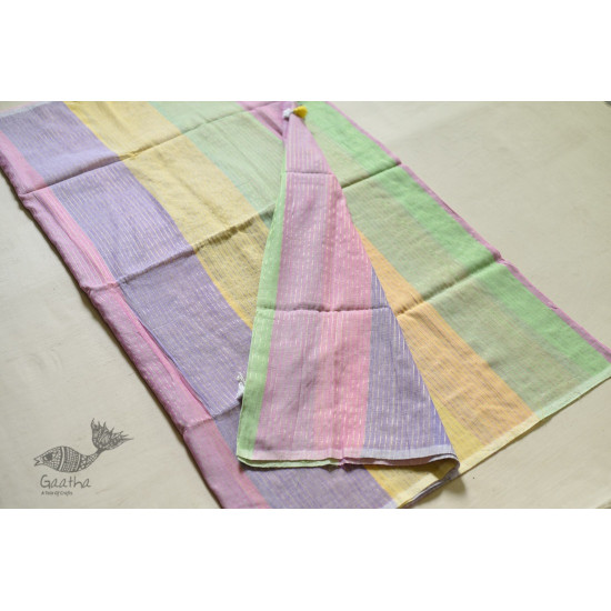 shop handloom cotton saree Multi Colour