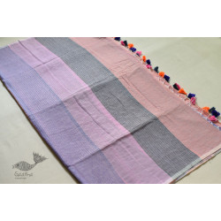 Avanti ✽ Handloom Cotton Multi Color Saree with Zari Woven