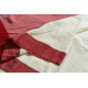 shop cotton handloom  saree - Off White & Red