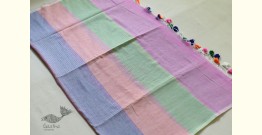 Avanti ✽ Handloom Cotton Saree With Colorful Stripes 