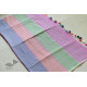 shop cotton handloom saree With Colorful Stripes 