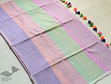 Avanti ✽ Handloom Cotton Saree With Zari Stripes