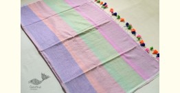 Avanti ✽ Handloom Cotton Saree With Zari Stripes
