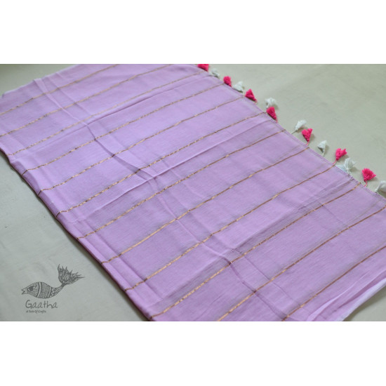 shop Handwoven cotton saree Pink