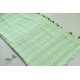 shop Handwoven cotton saree - Pistachio Green