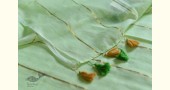shop Handwoven cotton saree - Pistachio Green