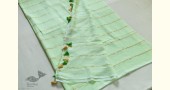 shop Handwoven cotton saree - Pistachio Green