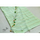 shop Handwoven cotton saree - Pistachio Green