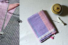 Avanti ✽ Handloom Cotton Multi Color Saree with Zari Woven