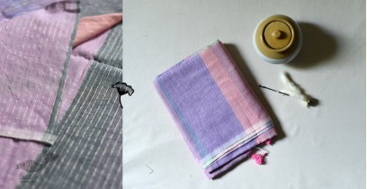 Avanti ✽ Handloom Cotton Multi Color Saree with Zari Woven