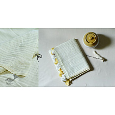Avanti ✽ Handloom Cotton Saree - Light Yellow