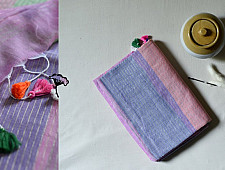 Avanti ✽ Handloom Cotton Saree With Colorful Stripes 