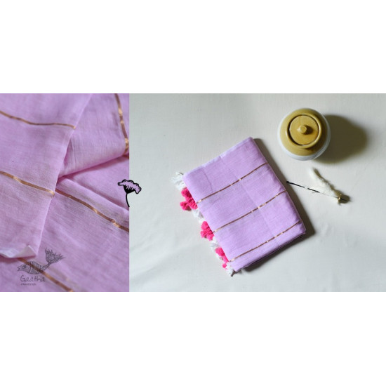 shop Handwoven cotton saree Pink