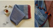 Handloom Linen Saree in Blue Colour