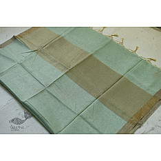 Flavour of Morning ✽ Kota Checked Zari Cotton Saree in Sky Blue Colour