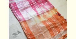 Flavour of Morning ✽ Orange & Pink Linen Gotta Patti work saree
