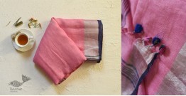 Flavour of Morning ✽ Pink Linen Saree