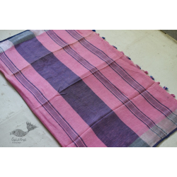 Flavour of Morning ✽ Pink Linen Saree