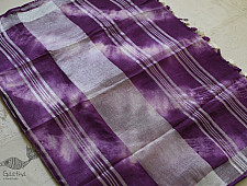 Flavour of Morning ✽ Purple Linen Gotta Patti Work Saree