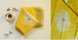 Flavour of Morning ✽ Yellow Linen Gotta Patti work saree