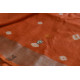 Orange & Pink Linen Saree with Gotta Patti Work