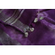 Purple Linen Gotta Patti Work Saree 