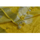 Yellow Linen Gotta Patti work saree