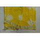 Yellow Linen Gotta Patti work saree