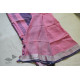 Pink Linen Saree