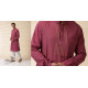 shop Majenta Handwoven Men Kurta 