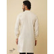 shop Handwoven Cotton - Off White Kurta