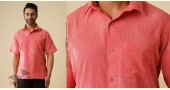 shop handloom cotton - Pink Handwoven Zari Motif Shirt