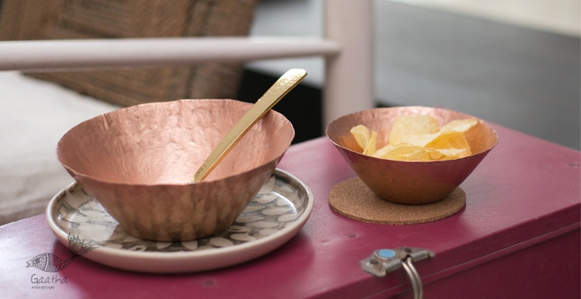 ताम्र ✤ 20 ✤ Conical Nut Bowl Small