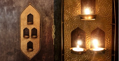 Courtyard Lamps | Malhar T-Light Wall Screen ~ 4